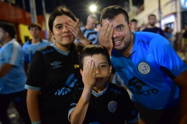 Cara 'e Cancha de Belgrano en la previa del partido con Atlético Tucumán. (Javier Ferreyra / La Voz)