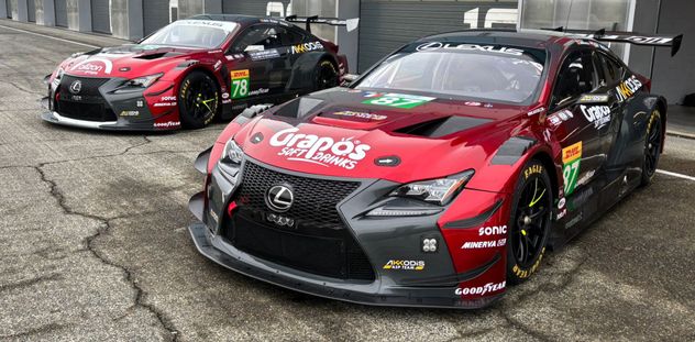 Los Lexus del Akkodis ASP para la temporada 2026 del WEC. "Pechito" López estará a bordo del número 87. (Prensa Akkodis ASP)