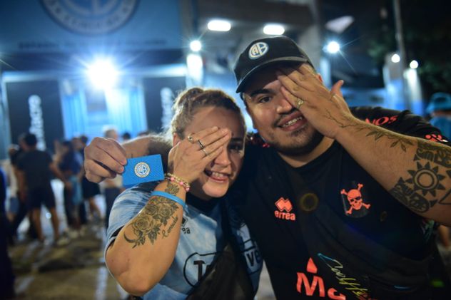 Cara 'e Cancha de Belgrano en la previa del partido con Atlético Tucumán. (Javier Ferreyra / La Voz)