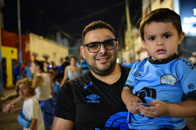 Cara 'e Cancha de Belgrano en la previa del partido con Atlético Tucumán. (Javier Ferreyra / La Voz)