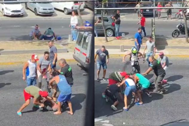 Pelea de tránsito: un hombre fue golpeado con un fierro y quedó en terapia intensiva.