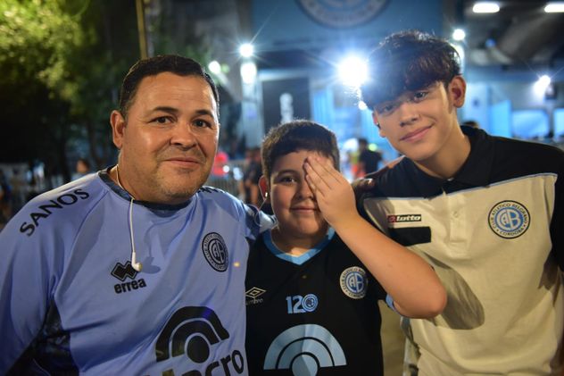 Cara 'e Cancha de Belgrano en la previa del partido con Atlético Tucumán. (Javier Ferreyra / La Voz)