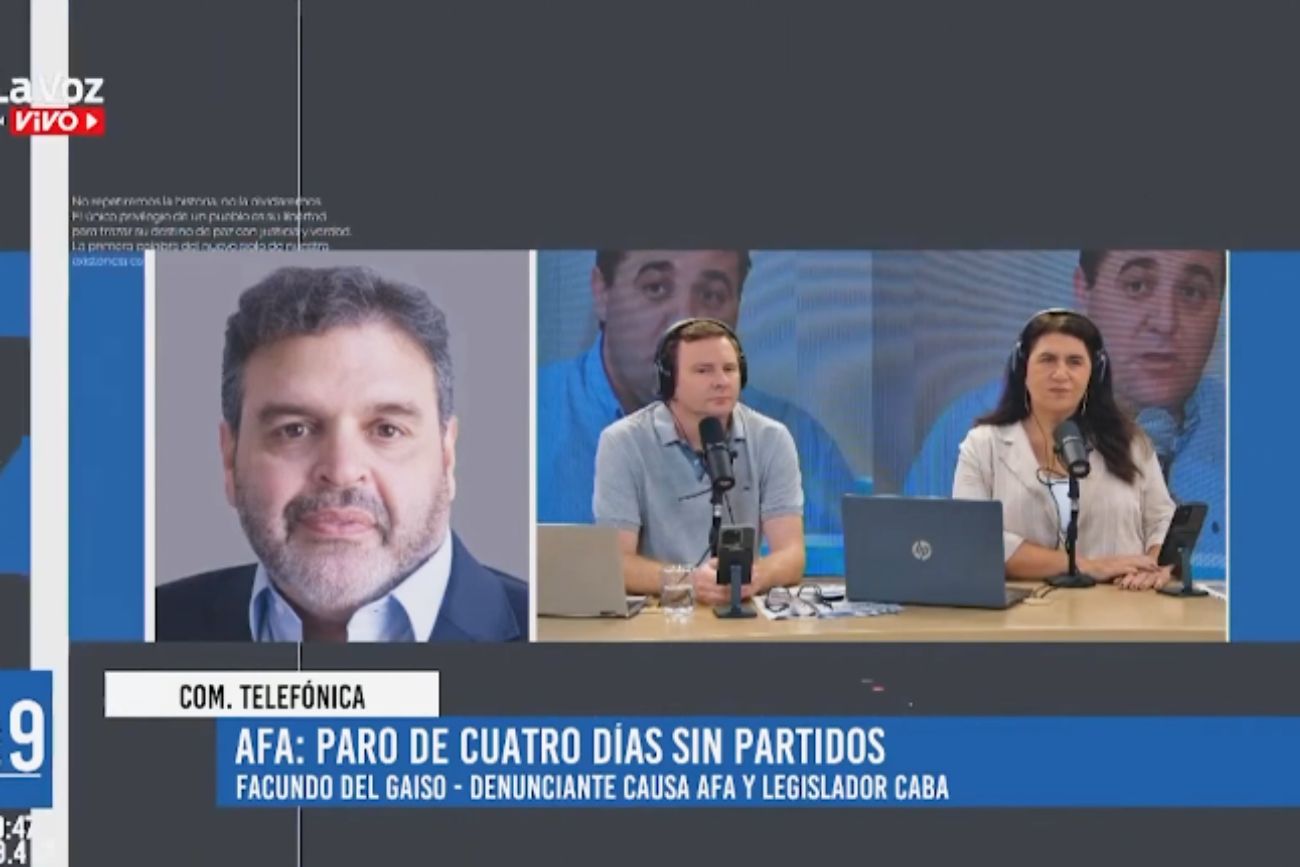 Facundo del Gaiso, denunciante en la causa AFA.