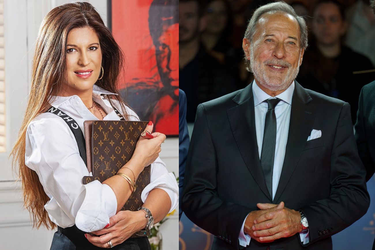 Elba Marcovecchio y Guillermo Francella, muy cerca y cómplices en el cumpleaños de Baby Etchecopar. 