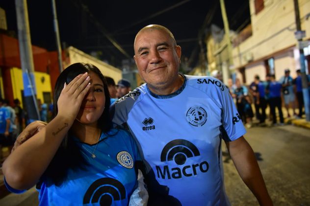 Cara 'e Cancha de Belgrano en la previa del partido con Atlético Tucumán. (Javier Ferreyra / La Voz)