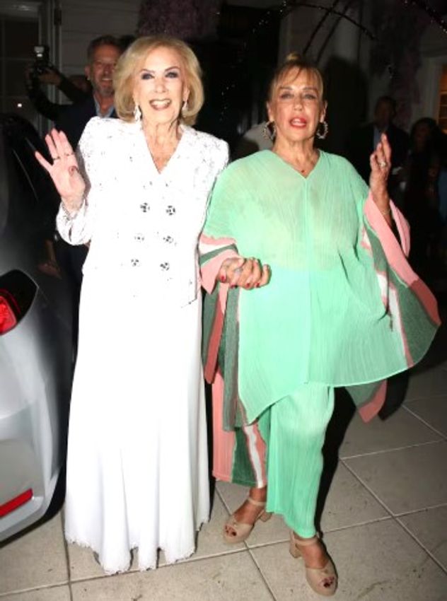 Mirtha Legrand junto a su hija Marcela Tinayre.