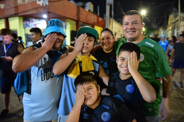 Cara 'e Cancha de Belgrano en la previa del partido con Atlético Tucumán. (Javier Ferreyra / La Voz)