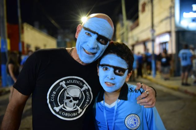 Cara 'e Cancha de Belgrano en la previa del partido con Atlético Tucumán. (Javier Ferreyra / La Voz)