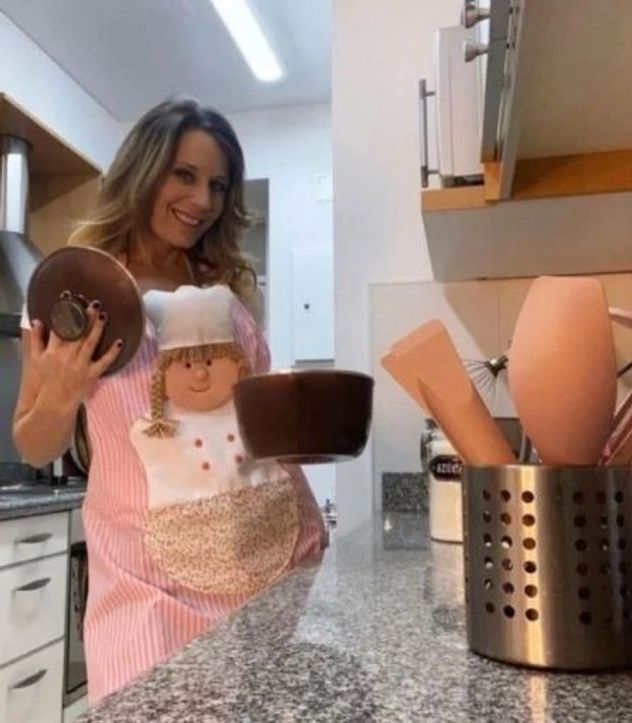 Así quedó la cocina de Rocío Marengo y Eduardo Fort tras su cambio de estilo.