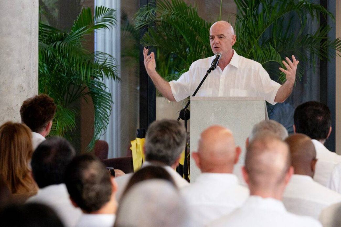 Gianni Infantino llevó tranquilidad sobre la sede México para el Mundial (Gentileza)