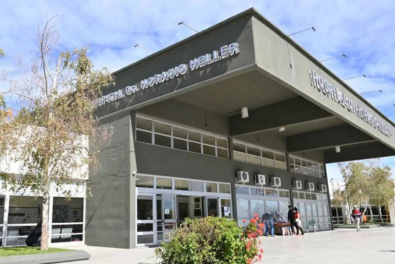 El hospital Heller de Neuquén, donde murió el bebé de un año y medio.