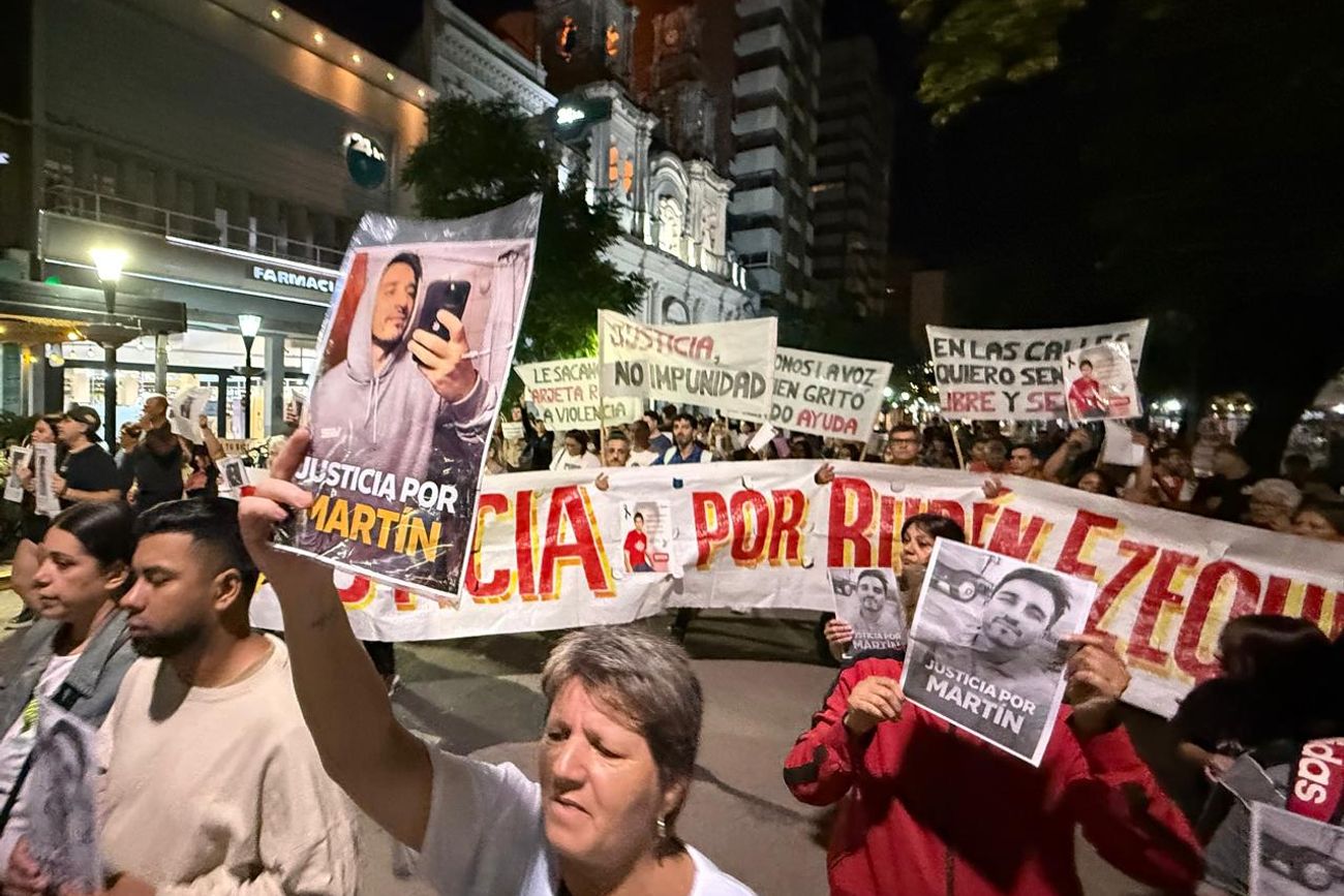 Marcha contra la inseguridad en Río Cuarto.