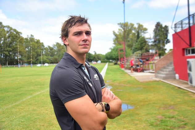 Santino Zangara, cordobés formado en Tala RC, jugador de Los Pumas 7s. (Pedro Castillo / La Voz)