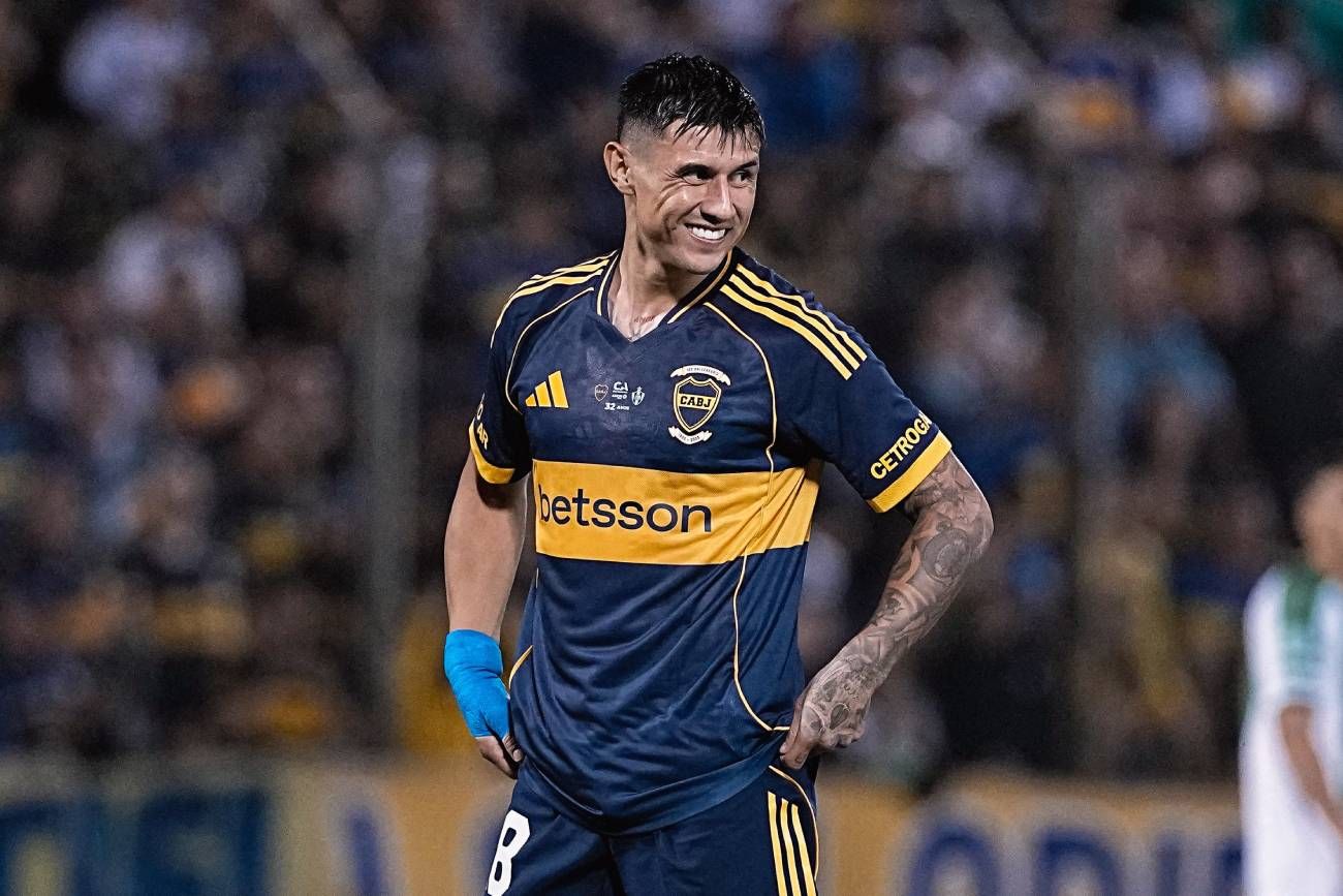 Adam Bareiro debutó con un doblete en Boca. (Prensa)