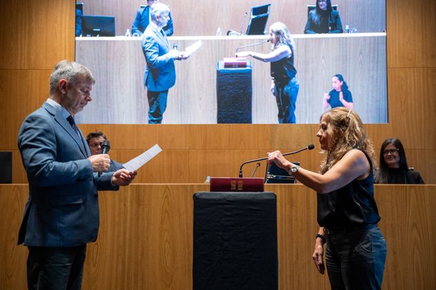 Sandra Trigo juró como vicepresidenta provisoria del Concejo Deliberante. 