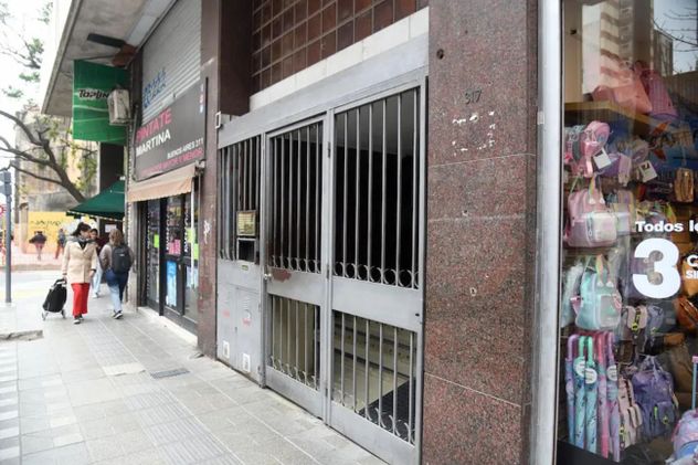 El edificio de la calle Buenos Aires: allí Horacio Grasso debía cumplir prisión domiciliaria. (La Voz).