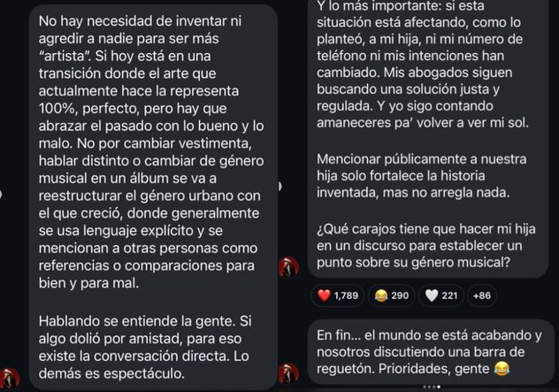 Christian Nodal le respondió a Cazzu en su grupo de difusión de Instagram. 