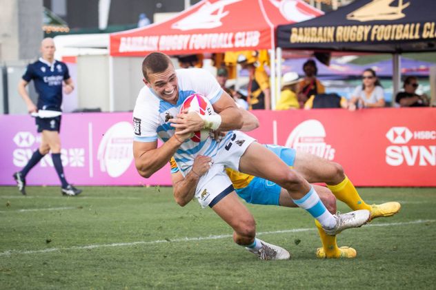 El cordobés Santino Zangara, jugador de Los Pumas 7s. (Prensa UAR)