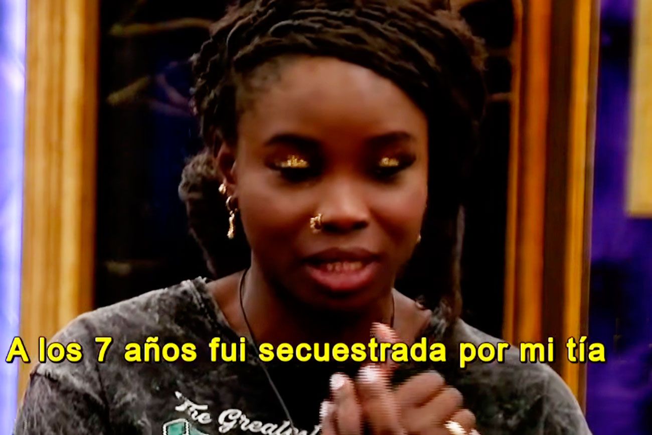 Jenny Mavinga cuenta su historia en GH. 