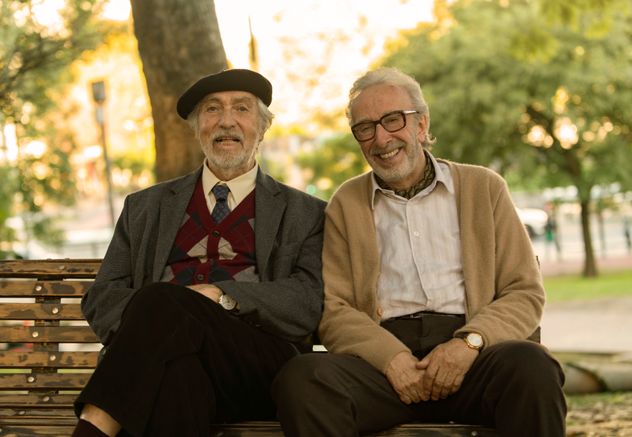 Luis Brandoni y Eduardo Blanco en "Parque Lezama".