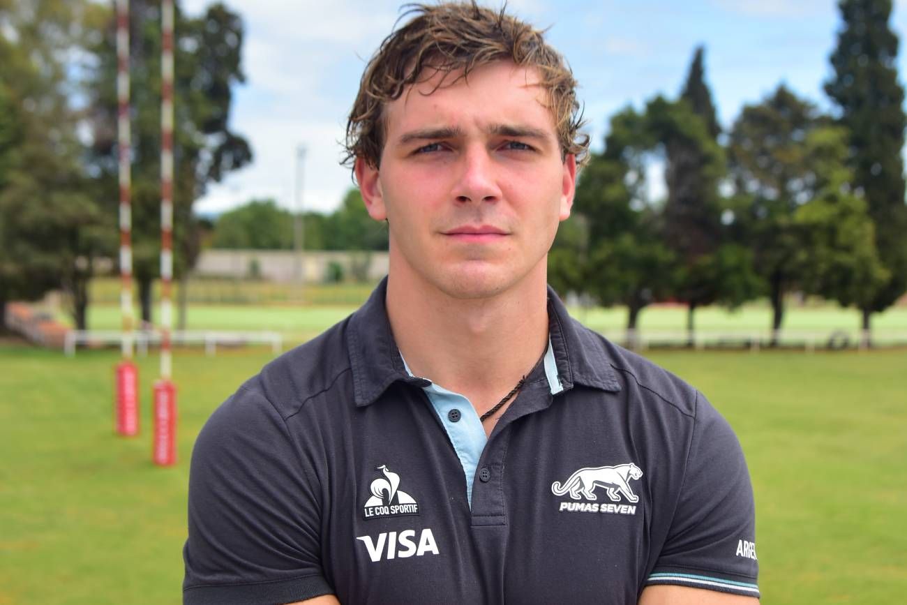 Santino Zangara, cordobés formado en Tala RC, jugador de Los Pumas 7s. (Pedro Castillo / La Voz)