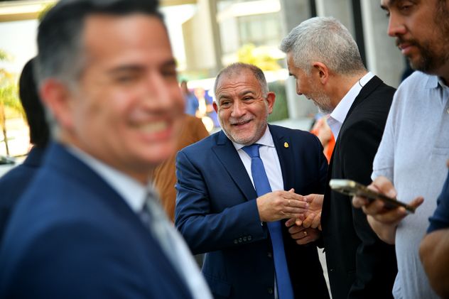 Gabriel Bornoroni y Luis Juez, la alianza opositora que siguen de cerca desde el Centro Cívico. (La Voz / Archivo)