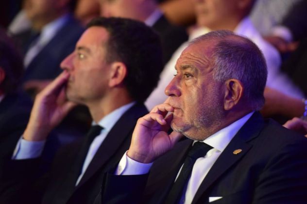 Rodrigo de Loredo y Luis Juez en la apertura de sesiones de la Legislatura en 2026. 