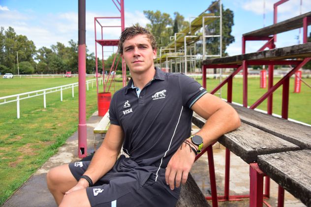 Santino Zangara, cordobés formado en Tala RC, jugador de Los Pumas 7s. (Pedro Castillo / La Voz)