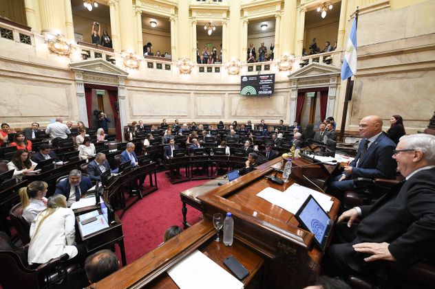 Sesión del Senado por el acuerdo Mercpsur-UE (Foto: Comunicación Senado)