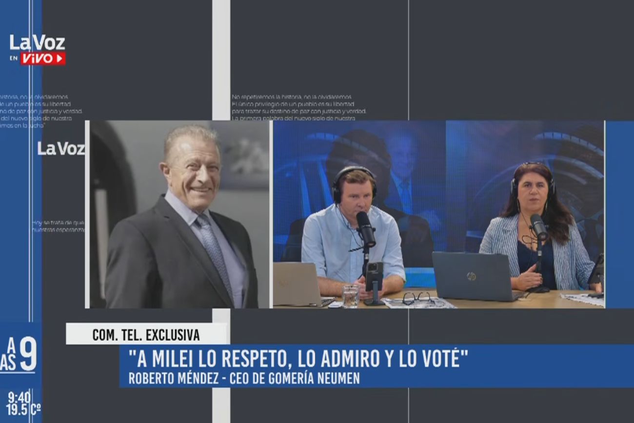El CEO de Neumáticos Neumen, Roberto Méndez.