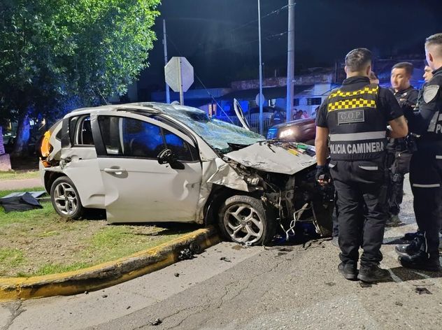 Así quedó el auto. (Policía)