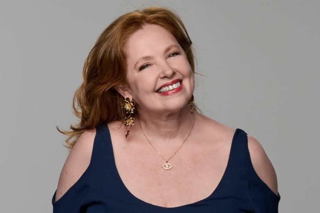 Andrea del Boca, posando para el lente de "Gran Hermano Genreación Dorada". 