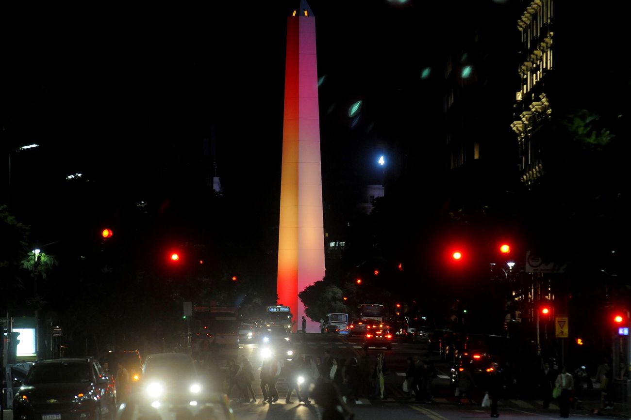 Obelisco en Buenos Aires.