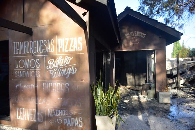 La Comanda, Incendio en un local gastronómico de avenida Recta Martinoli. José Gabriel Hernández