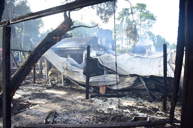 La Comanda, Incendio en un local gastronómico de avenida Recta Martinoli. José Gabriel Hernández