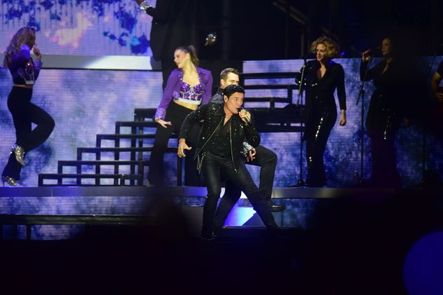 Chayanne en el estadio de Instituto en Alta Córdoba. Foto de José Gabriel Hernández.