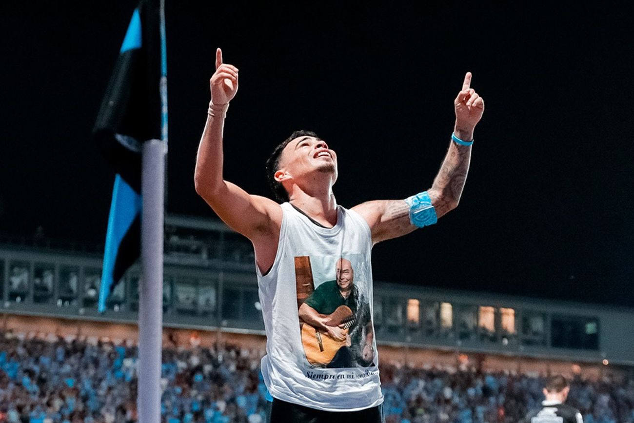 Lucas Zelarayán, capitán y símbolo de Belgrano.