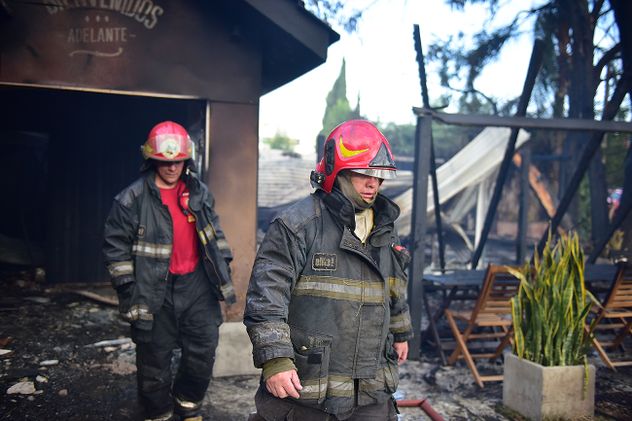 La Comanda, Incendio en un local gastronómico de avenida Recta Martinoli. José Gabriel Hernández