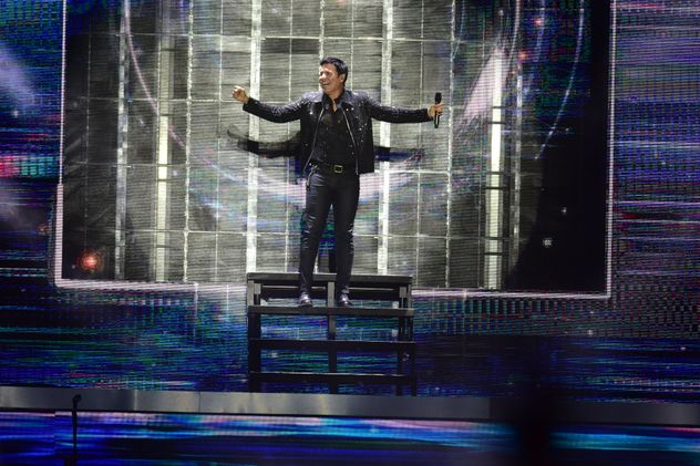 chayanne en el estadio de Instituto en Alta Córdoba. José Gabriel Hernández.