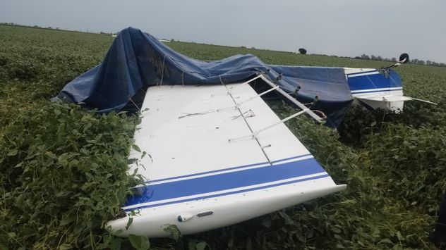 Se estrelló una avioneta en el interior de Córdoba y el piloto salió por sus propios medios.