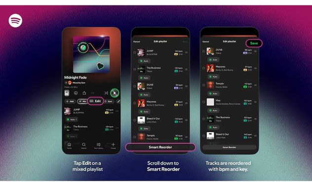 Nueva función de Spotify permite mezclar canciones automáticamente como un DJ.