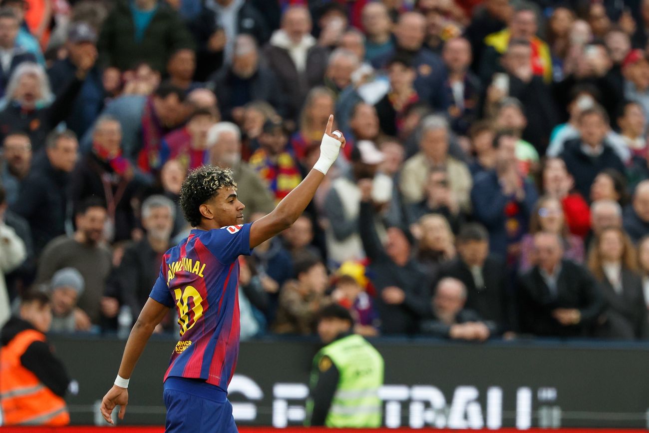 Lamine Yamal, jugador del Barcelona.