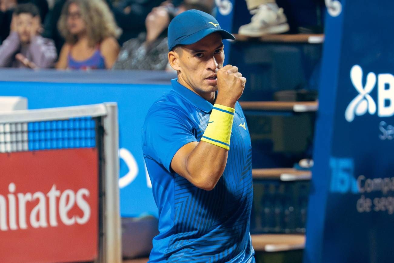 Sebastián Báez cayó en semifinales del torneo chileno ante el italiano Luciano Darderi.