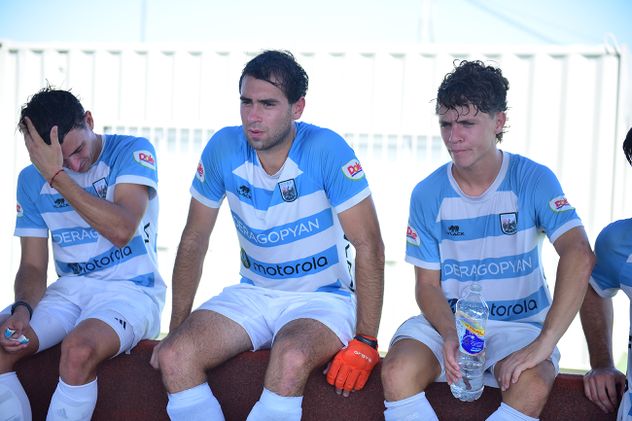 Facundo Zárate junto a sus compañeros de Ciudad de Buenos Aires.