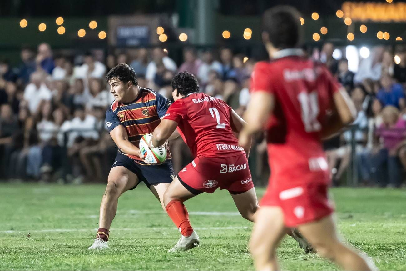 Dogos XV en su visita a Pampas, por la segunda fecha del Súper Rugby Américas.