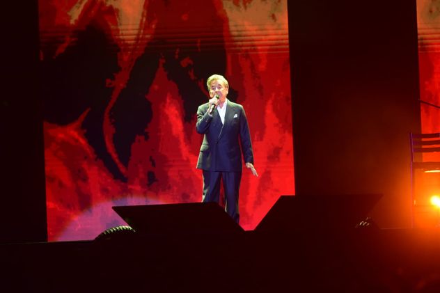 Ricardo Montaner en el estadio de Instituto en Alta Córdoba.