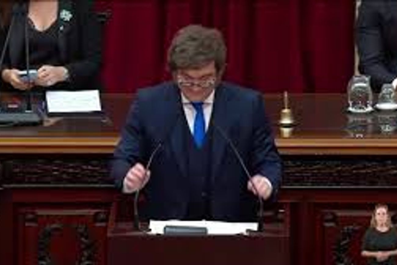 "¿Qué te pasa chilindrina troska": a qué legisladora se refirió Milei en medio de su discurso