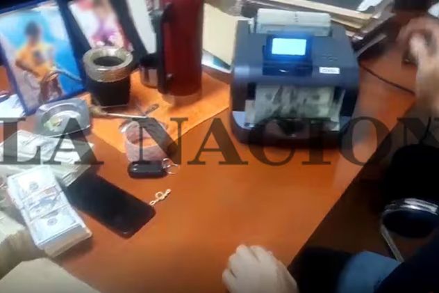 AFA: videos y fotos revelan cómo se movía el dinero en cajas, bolsas y mochilas. (La Nación/ Captura de video)