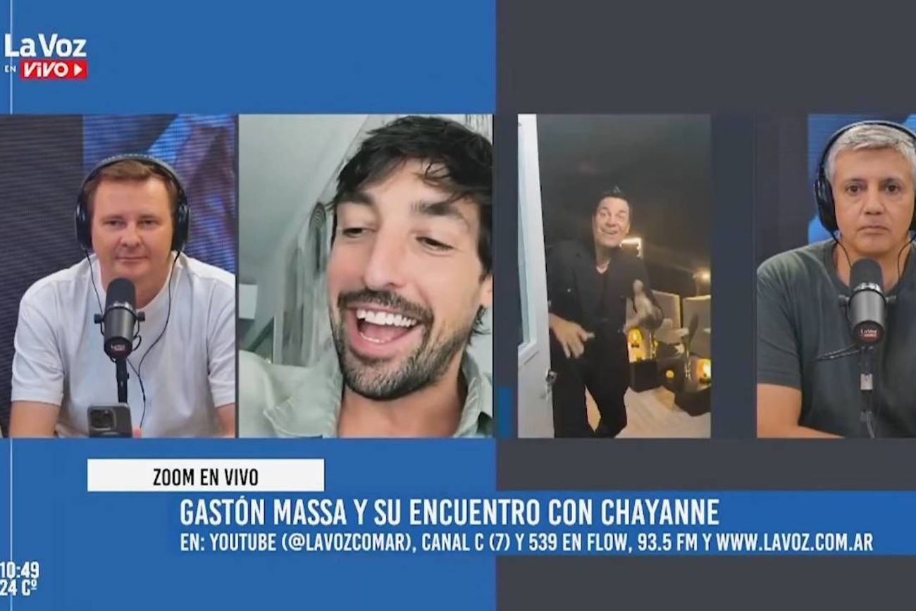 Gastón Massa contó con lujo de detalles cómo fue su encuentro con Chayanne en "La Voz en Vivo". 