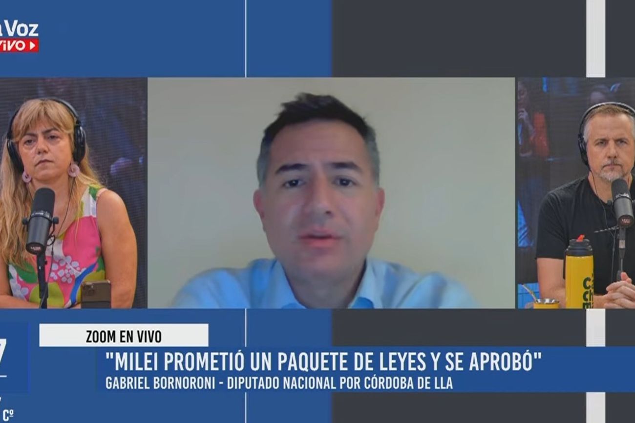 Gabriel Bornoroni, diputado de La Libertad Avanza, y el análisis del discurso de Javier Milei en el Congreso. 